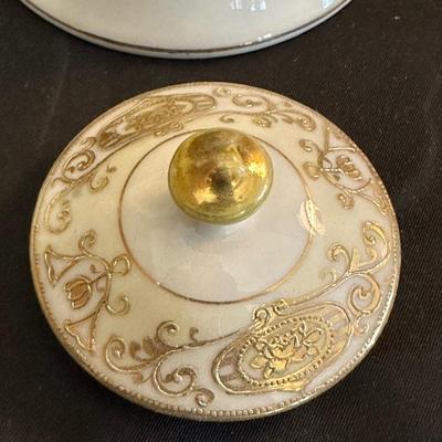 Noritake Handpainted with Hints Gold Tea Set