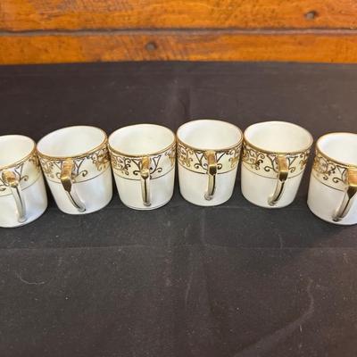 Noritake Handpainted with Hints Gold Tea Set