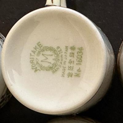 Noritake Handpainted with Hints Gold Tea Set