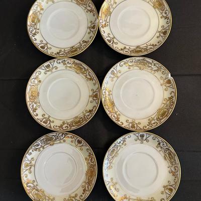 Noritake Handpainted with Hints Gold Tea Set