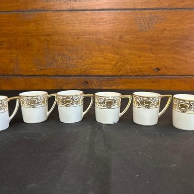 Noritake Handpainted with Hints Gold Tea Set