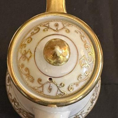 Noritake Handpainted with Hints Gold Tea Set