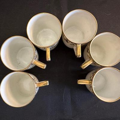 Noritake Handpainted with Hints Gold Tea Set