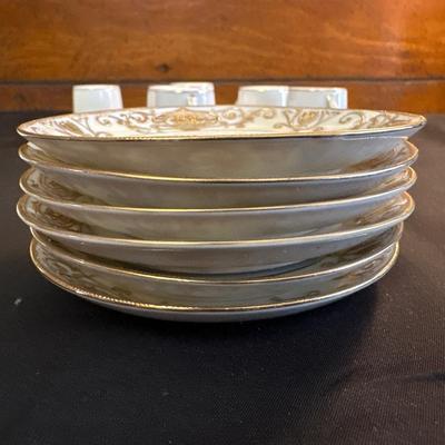 Noritake Handpainted with Hints Gold Tea Set