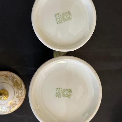 Noritake Handpainted with Hints Gold Tea Set