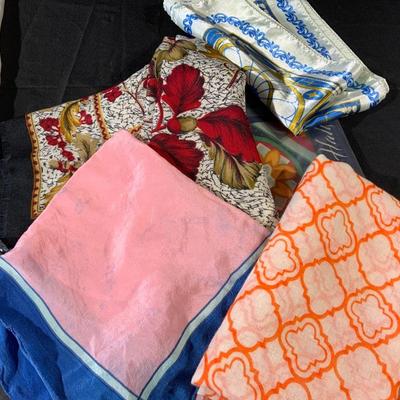 Lot of 25 Neck Scarves Including two scarves from the daughters of the American Revolution.