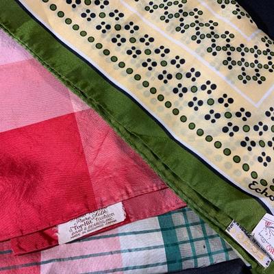 Lot of 25 Neck Scarves Including two scarves from the daughters of the American Revolution.