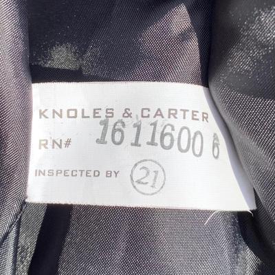 LOT 273 A: Black Rivet Size Large Rabbit Fur Zip-Up Jacket & Knoles & Carter Size Large Black Fur Hooded Coat