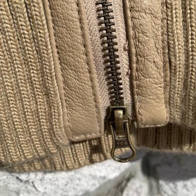 LOT 273 A: Black Rivet Size Large Rabbit Fur Zip-Up Jacket & Knoles & Carter Size Large Black Fur Hooded Coat