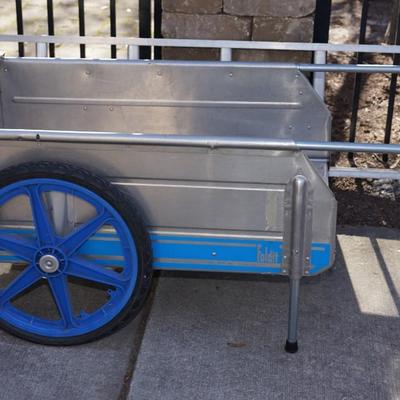 TIPKE BRAND FOLD UP YARD CARD W/DURABLE WHEELS