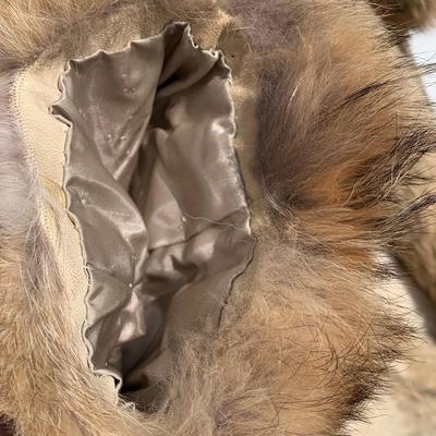 LOT 274 A: Vintage Long Trench Style Genuine Fur Coat & Jacket