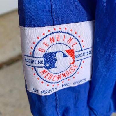 LOT 275 A: Philadelphia Baseball & Hockey Windbreaker Jackets; Mighty Mac Phillies Size X-Large & Pro Player Reversible Flyers...