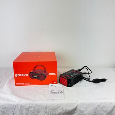 1105 Portable CD Boombox With Inverter