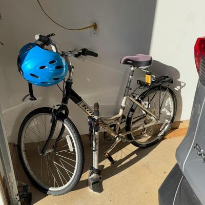 1109 Raleigh Bicycle With Pump + Helmet