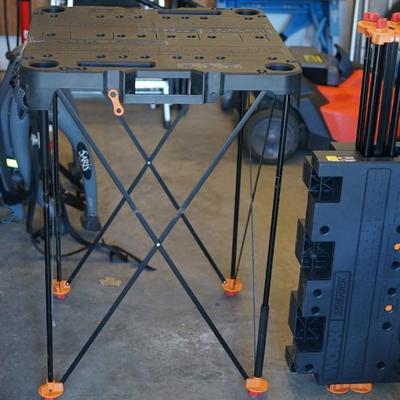 PAIR OF WORX SIDEKICK WORK TABLES - YOU DO NEED THESE!