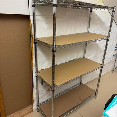 1120 Four Tier Metal Shelf