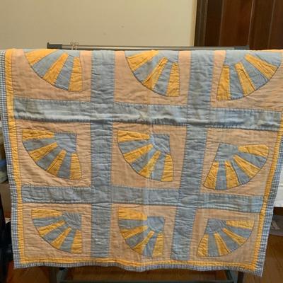 Vintage Possible Lossie Lane Lap Quilt 36” x 48”.
