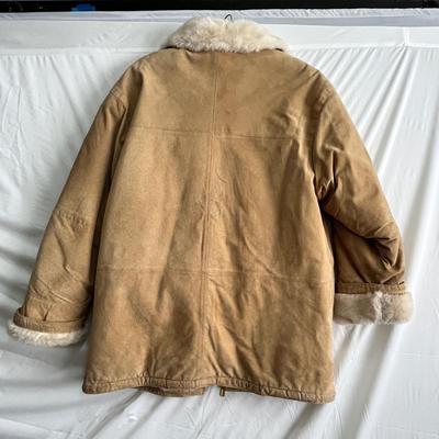 Lot 147 suede and shearling coat (M) brand Winlet NewYork