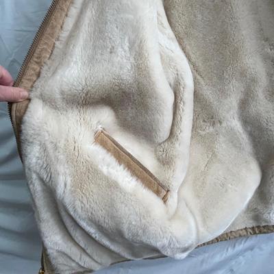 Lot 147 suede and shearling coat (M) brand Winlet NewYork