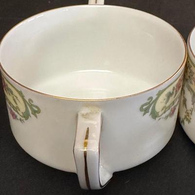 Bavaria Tirschenreuth China Tea Cups & Plates