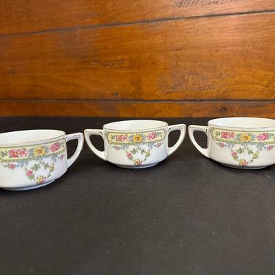 Bavaria Tirschenreuth China Tea Cups & Plates