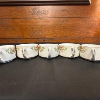 Bavaria Tirschenreuth China Tea Cups & Plates