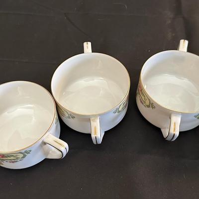 Bavaria Tirschenreuth China Tea Cups & Plates