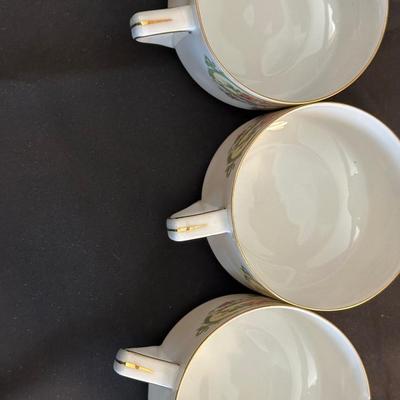 Bavaria Tirschenreuth China Tea Cups & Plates