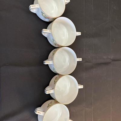 Bavaria Tirschenreuth China Tea Cups & Plates