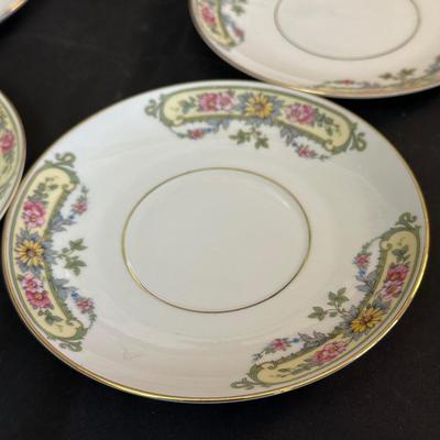 Bavaria Tirschenreuth China Tea Cups & Plates