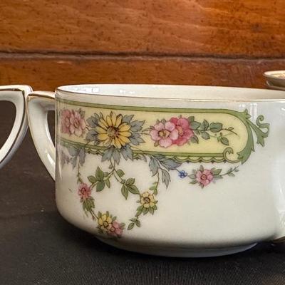 Bavaria Tirschenreuth China Tea Cups & Plates