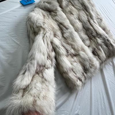 Lot 149 Fur coat - blue fox fur