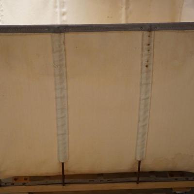 LARGE HOTEL LAUNDRY CART ON WHEELS