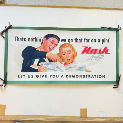 1124 Vintage Nash Airflyte Poster