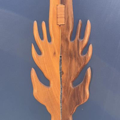 Signed and Numbered Art Nouveau Style Wooden Folding Screen (B3-DZ)