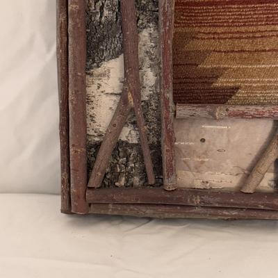 Handmade Framed Folk Art and Decorative Rock (B3-DZ)