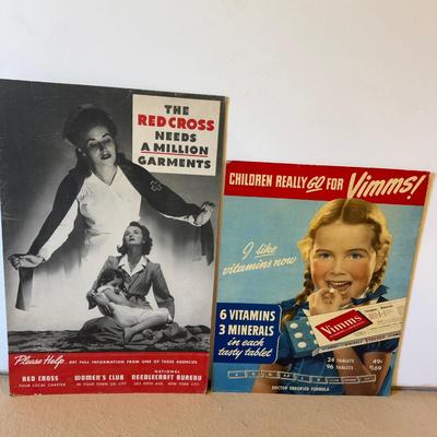 1129 Vintage Advertising Table Top Displays