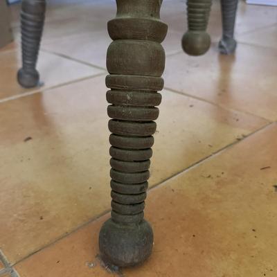 Wooden Spindle Leg Parlor Table (B3-DZ)