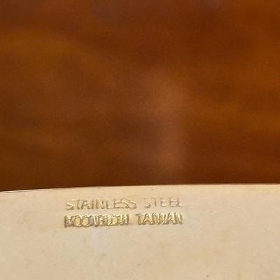 Gold Toned Bamboo Silverware Made in Japan