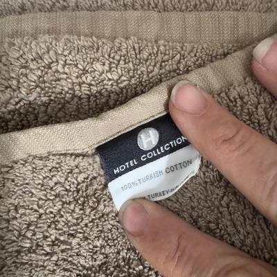 1137 Shower Curtain, Bath Towel, and Laundry Basket Lot