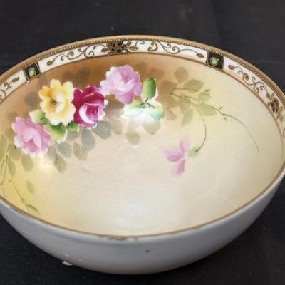 Lot of Vintage Floral Patterned China including Hand Painted Nippon