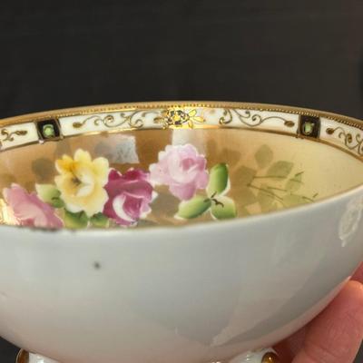 Lot of Vintage Floral Patterned China including Hand Painted Nippon