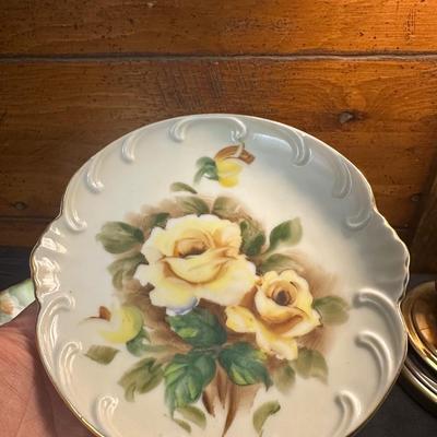 Lot of Vintage Floral Patterned China including Hand Painted Nippon