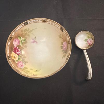 Lot of Vintage Floral Patterned China including Hand Painted Nippon