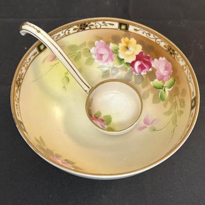 Lot of Vintage Floral Patterned China including Hand Painted Nippon