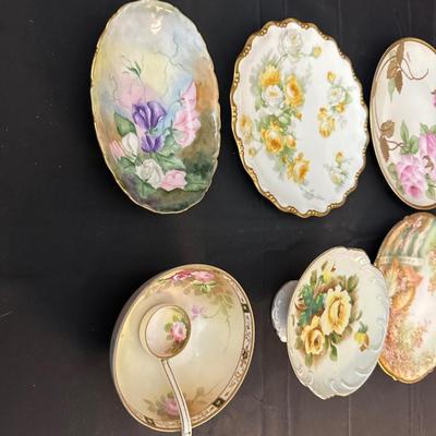 Lot of Vintage Floral Patterned China including Hand Painted Nippon