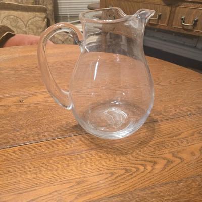 Glass pitcher