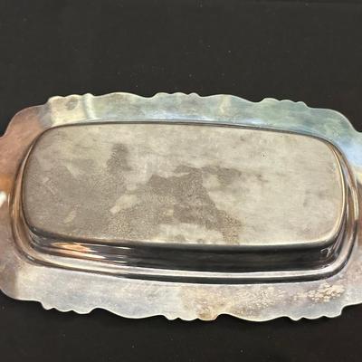 Large Lot of Silver Plated Dishes including a Butter Plate!
