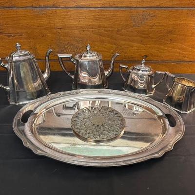 Vintage Silver Plated Gorham Tea Set