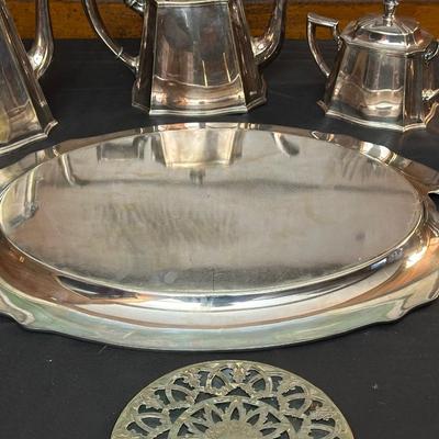 Vintage Silver Plated Gorham Tea Set